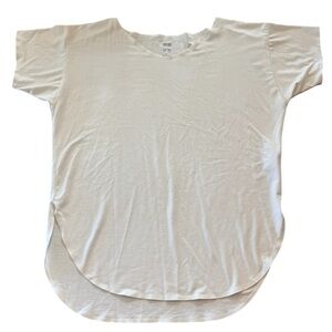 Uniqlo White Short Sleeve Oversized T-Shirt XS